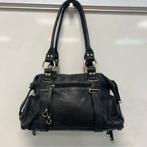 Vera Pelle Italian leather satchel shoulder bag